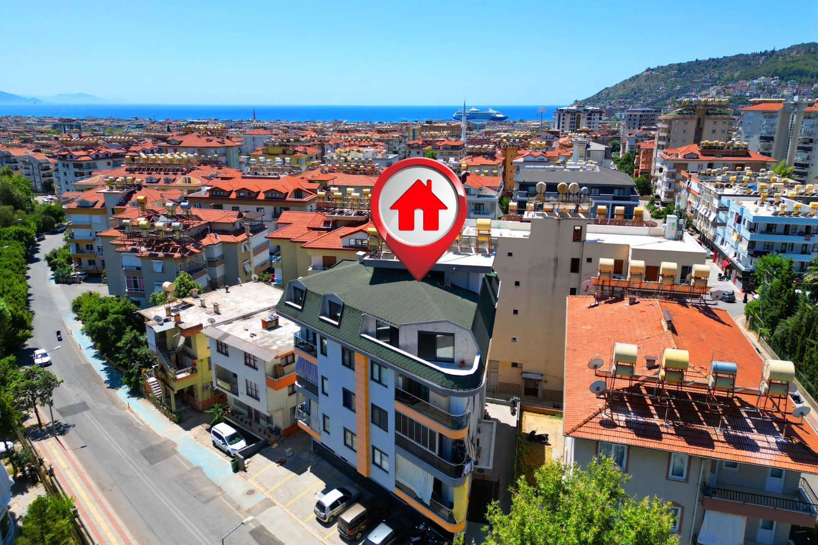 LUXUS 2+1 WOHNUNG ANTALYA ALANYA ZENTRUM